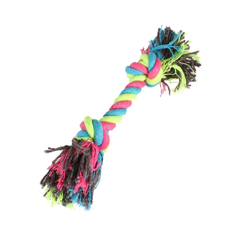 Dog Rope Toy Double Knot Chew & Tug Toy for Puppies
