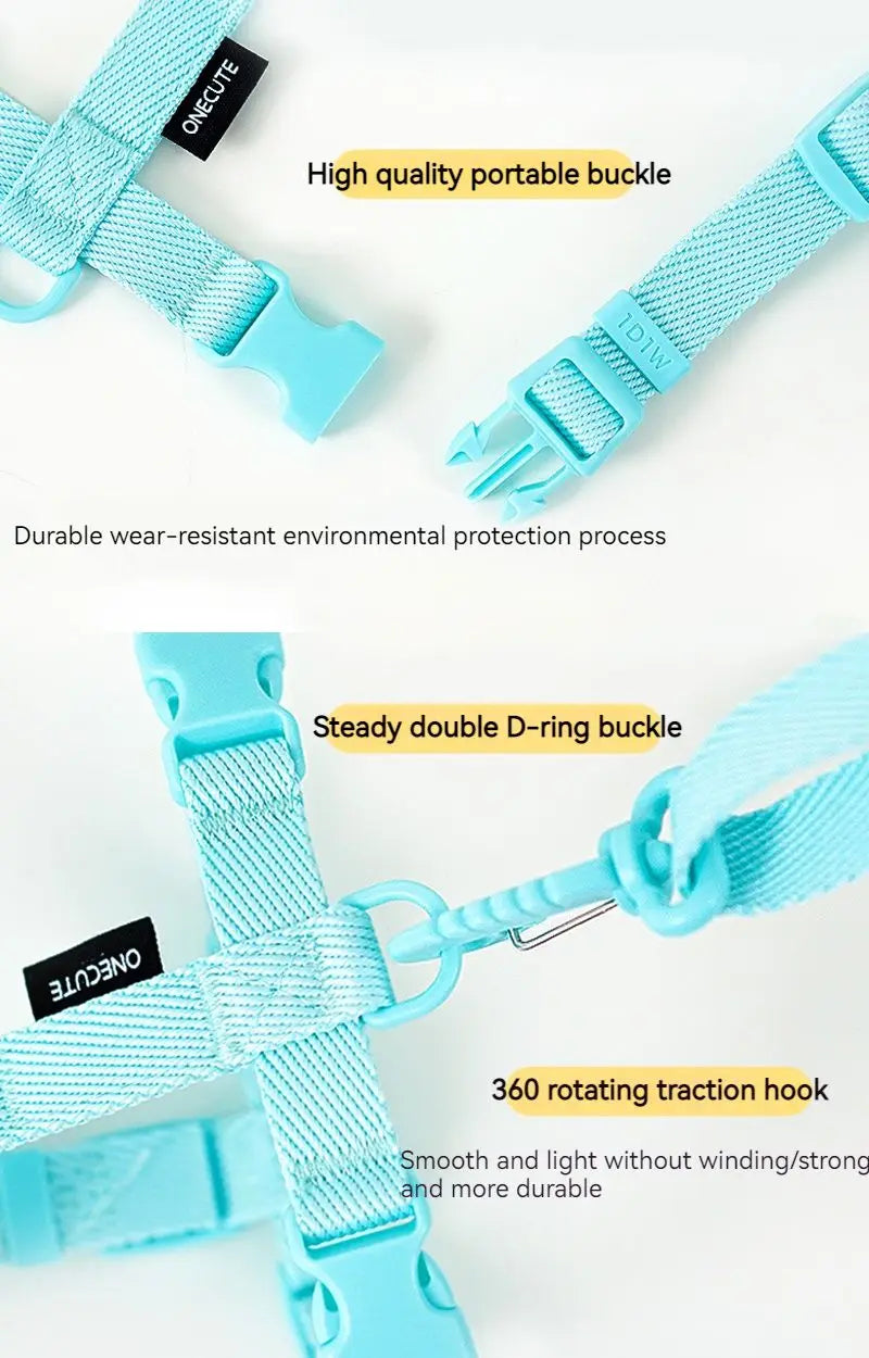 Dog Harness and Leash Set