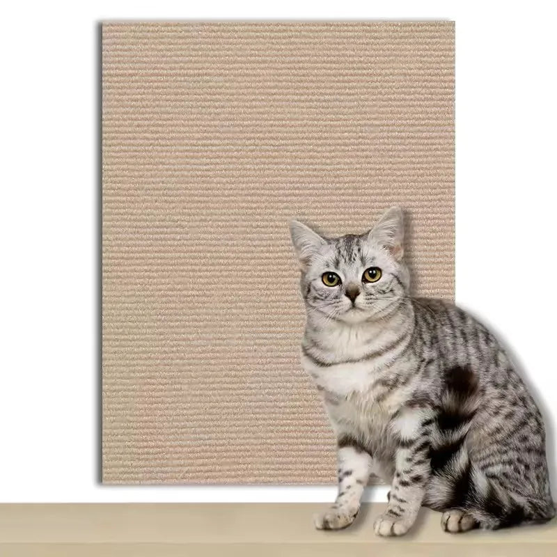 Cat Scratcher Pad Self-Adhesive Cat Scratch Mat for Furniture