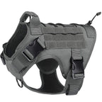 Tactical Dog Harness with Handle, Adjustable No-Pull Dog Vest