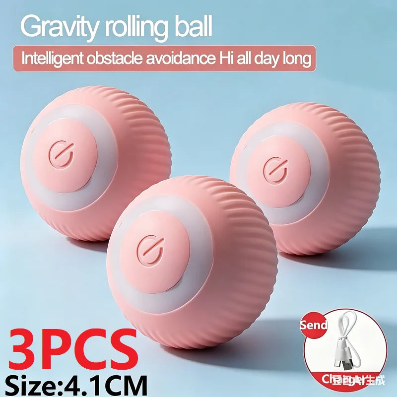 Automatic Cat Toy Rolling Ball Interactive Indoor Cat Toy