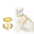 Cat Harness and Leash Set Adjustable Breathable Kitten Harness