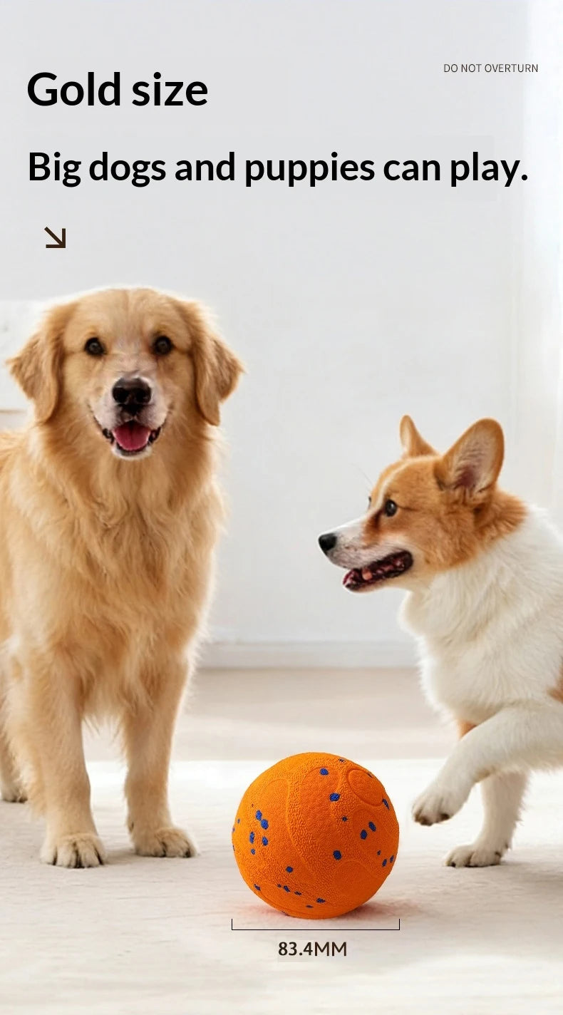 Interactive Dog Toy Automatic Moving Rechargeable Chew Ball