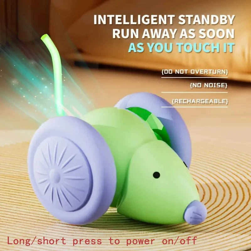 Automatic Interactive Cat Toy Ball – USB Rechargeable Rolling Toy