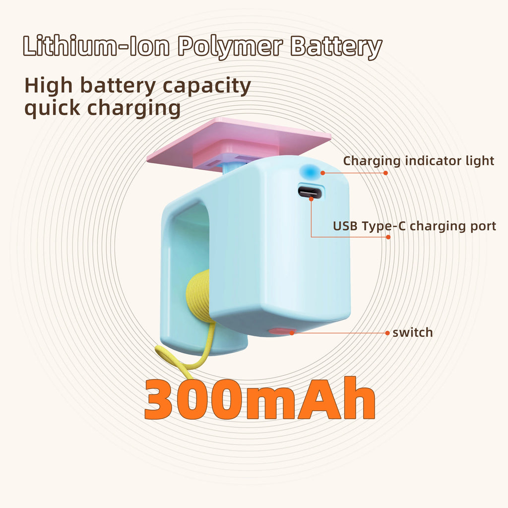 Cats Toys Pet Stress Relief Rechargeable Interactive Hanging Door Automatic Electric Flying Bird Cat Toy for Hunt Elastic Rope