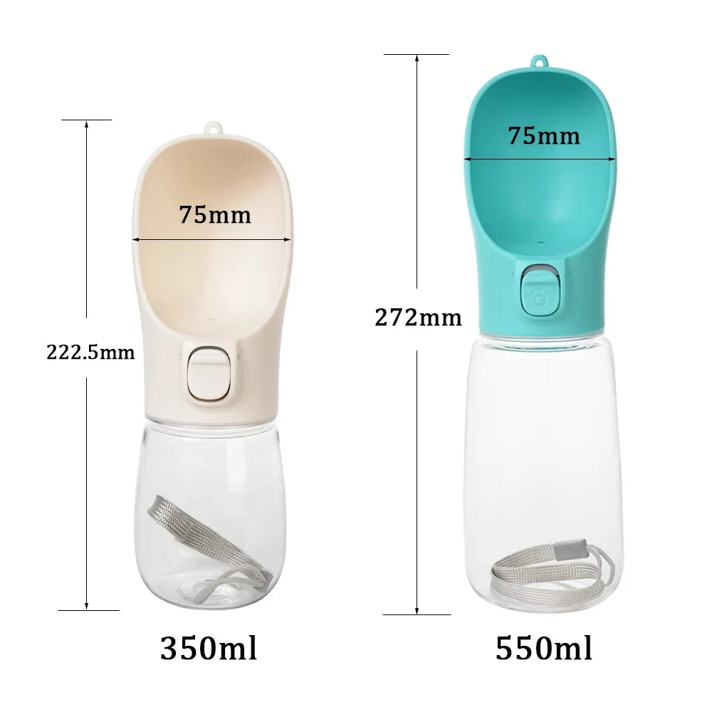 Portable Dog Water Bottle – Leakproof Travel Drinking Cup