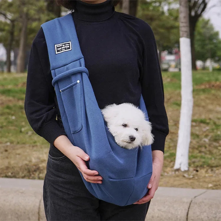 Pet Carrier Sling – Small Dog & Cat Shoulder Bag for Travel