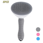 Dog Grooming Brush Self Cleaning Pet Hair Removal Comb