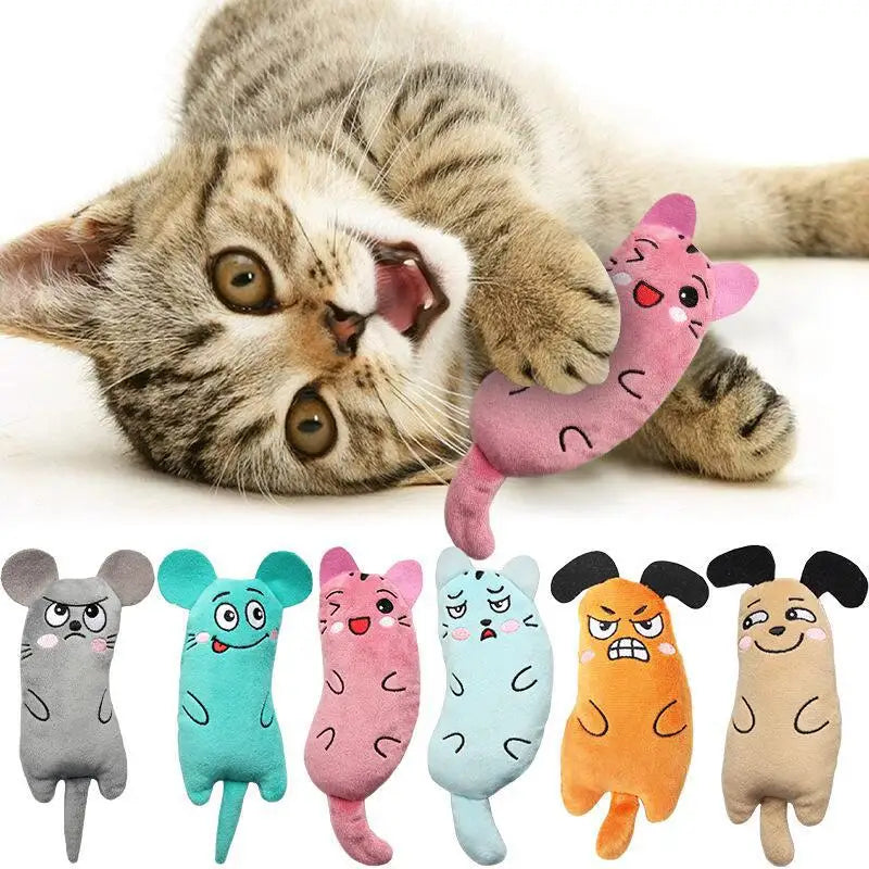 Catnip Toy Plush Mouse Interactive Cat Toy for Kittens