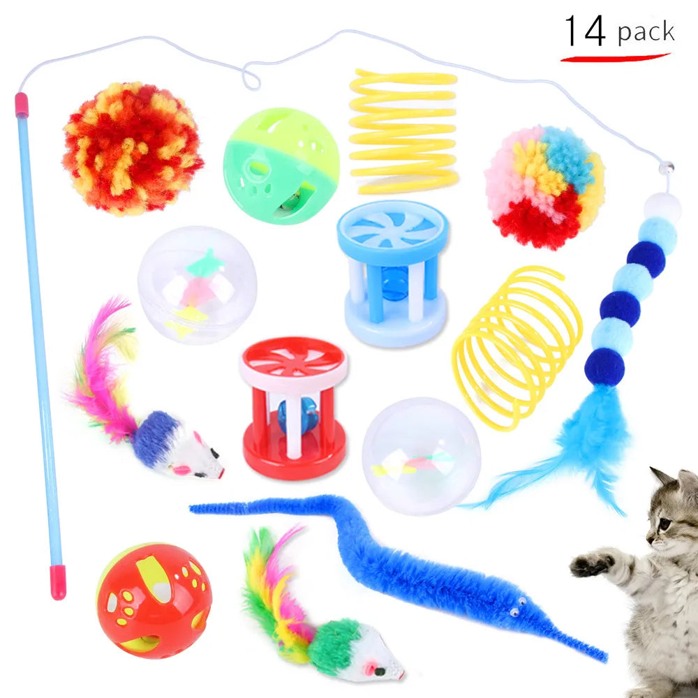 Cat Play Tunnel Mouse Shape Toy for Kittens Indoor Play