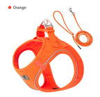 Dog Harness and Leash Set, Adjustable Reflective Puppy Vest