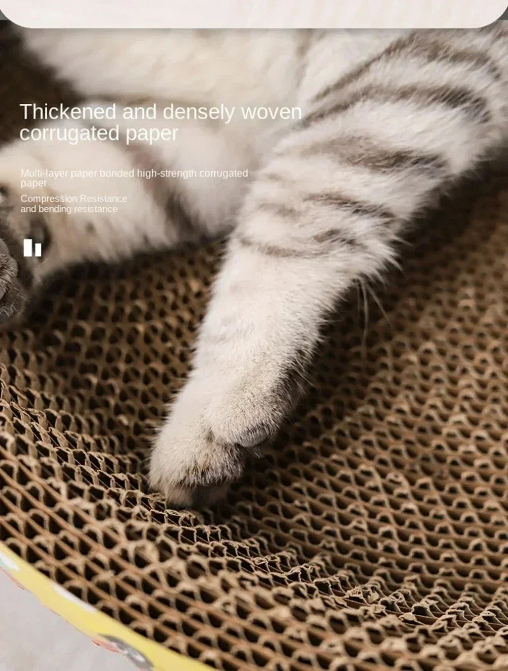 Cardboard Cat Scratcher – Corrugated Scratching Board & Lounger