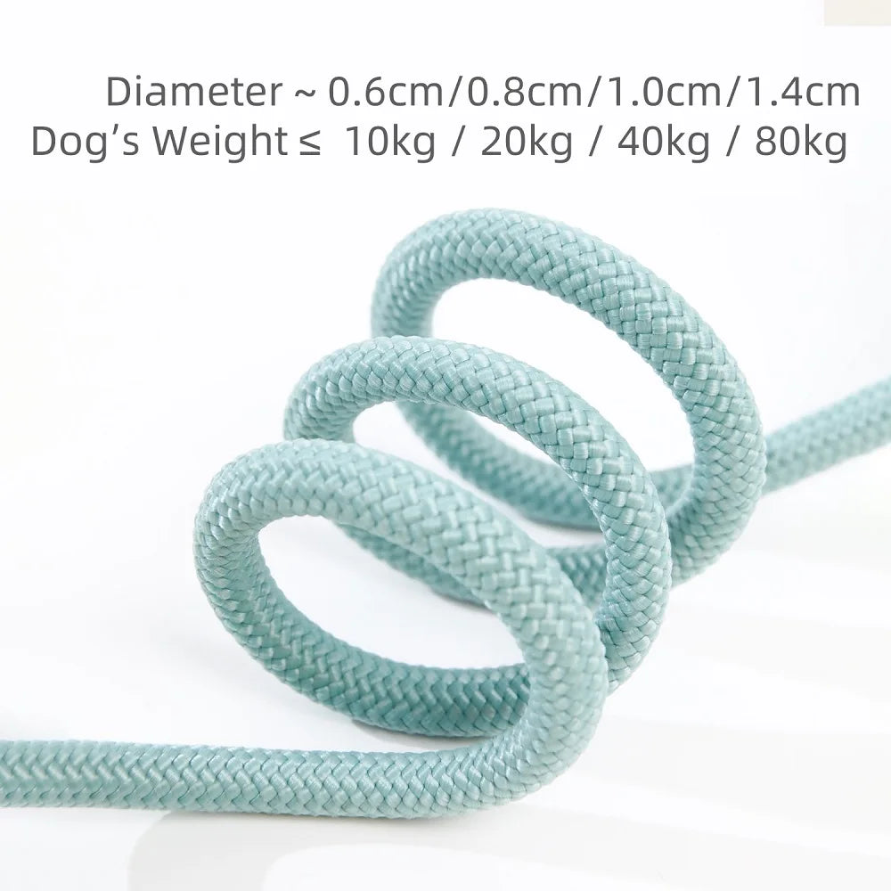 Slip Lead Dog Leash – Adjustable Braided Rope for Large Dogs