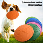 Dog Flying Disc, Soft Rubber Outdoor Toy for Training and Fetch