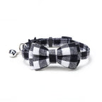 Breakaway Cat Collar – Plaid Bow Tie with Bell