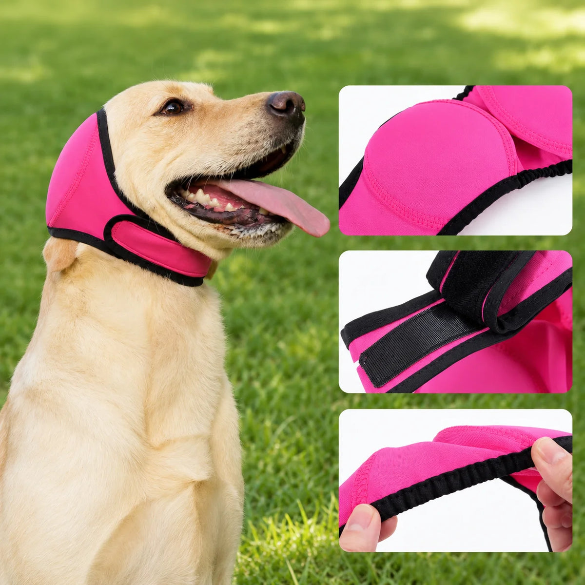 Dog Anxiety Head Cover, Calming Ear Protection for Dogs