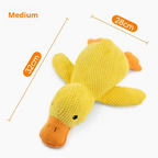 Interactive Dog Toy – Duck Plush Chew & Teeth Cleaning Toy