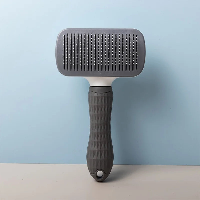 Dog Grooming Brush Self Cleaning Pet Hair Removal Comb