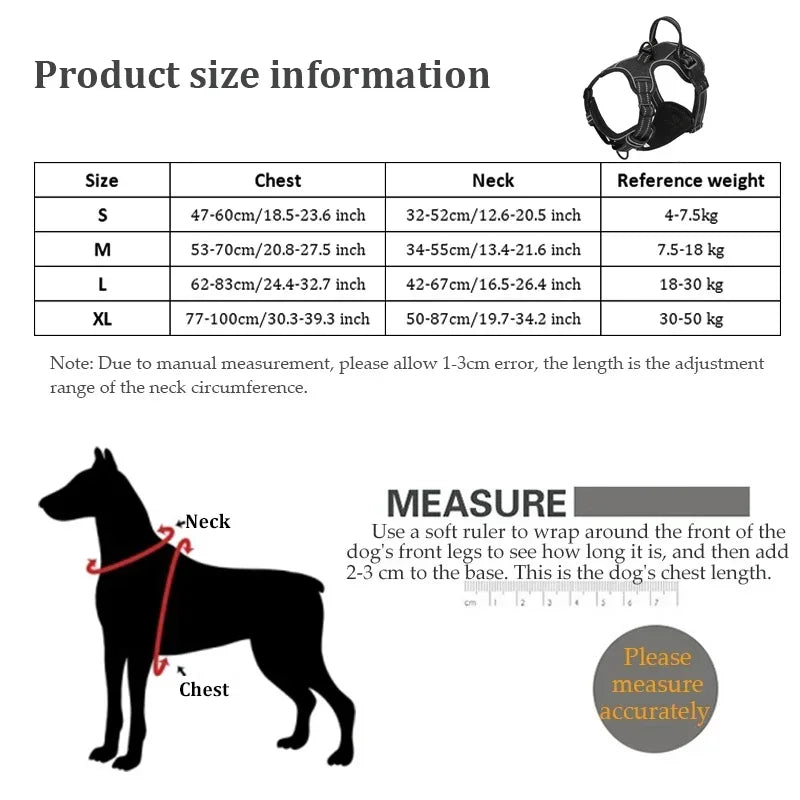 Reflective Dog Harness Vest
