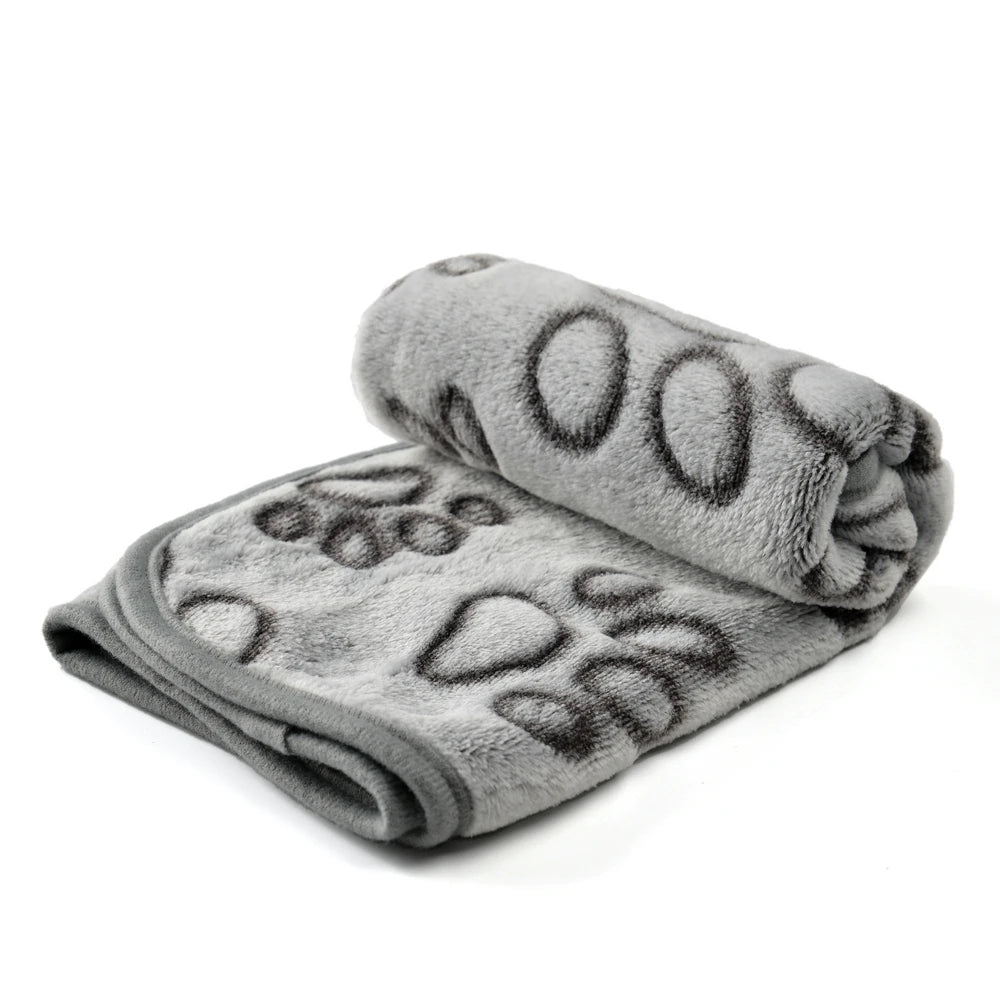 Dog Bed Mat – Soft Warm Coral Fleece Pet Sleeping & Travel Mat