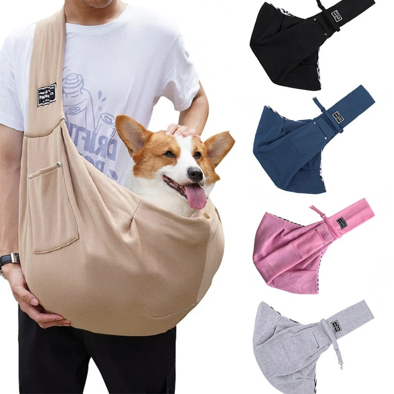 Pet Carrier Sling – Small Dog & Cat Shoulder Bag for Travel