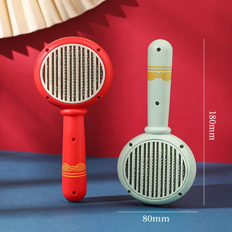 Cat Hair Removal Brush – Anti-Static Pet Grooming Comb