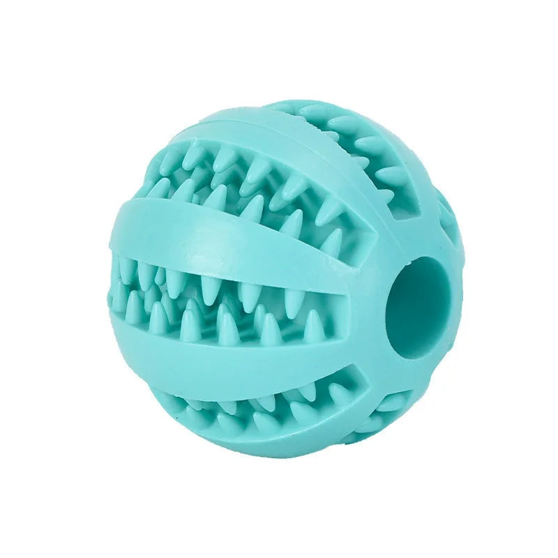 Treat Dispensing Dog Ball – Interactive Rubber Puzzle Toy