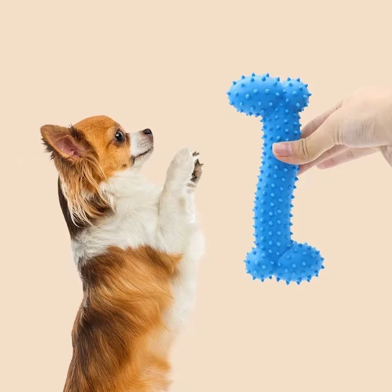 Dog Teething Toy, TPR Chew Stick & Treat Dispensing Toy
