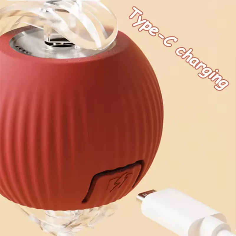 Automatic Cat Ball Toy – Rechargeable Rolling Interactive Toy