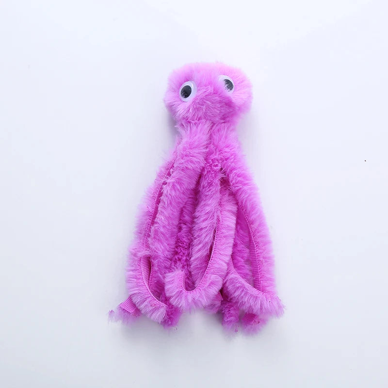Plush Cat Toy – Cute Octopus Interactive Toy for Cats