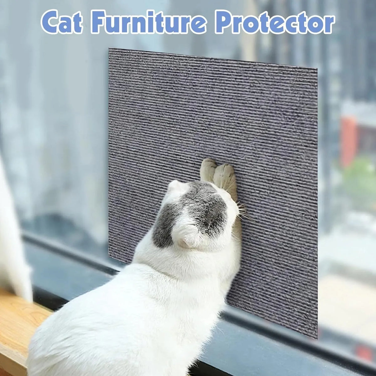 Cat Scratching Pad – Self-Adhesive Trimmable Mat for Furniture