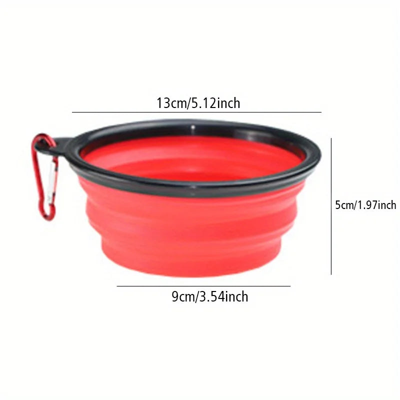 Portable Dog Travel Bowl Folding Food & Water Bowl