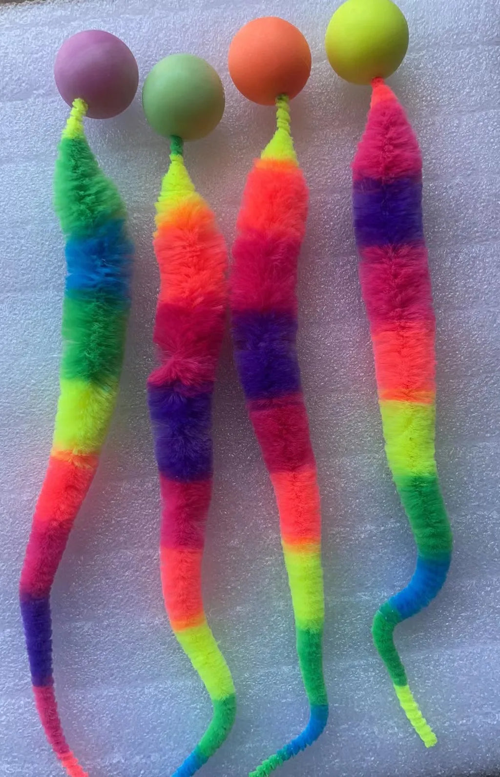 Interactive Cat Toy – Colorful Bouncing Teaser Ball
