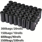 Dog Poop Bags with Dispenser, Waterproof Pet Waste Cleanup Bags
