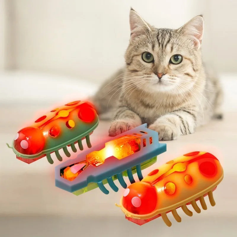 Interactive Cat Toy – Mini Electric Moving Bug Chase Toy