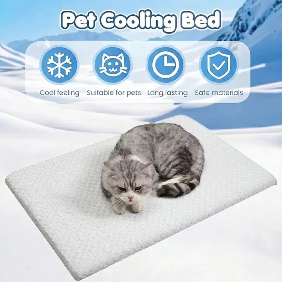 Cooling Cat Bed – Breathable Washable Padded Nest for Cats & Small Dogs