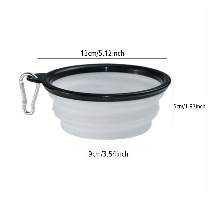 Portable Dog Travel Bowl Folding Food & Water Bowl