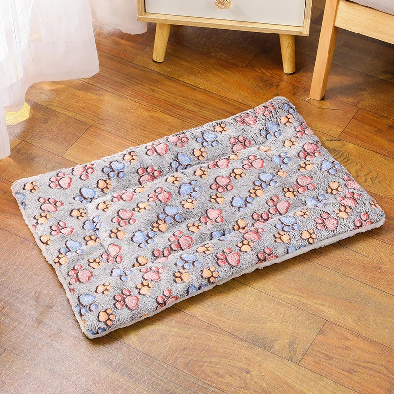 Small Dog Bed Mat – Double-Sided Warm Cushion for Dogs & Cats