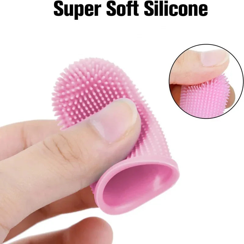 Dog Finger Toothbrush – Soft Silicone Pet Teeth Cleaning Brush