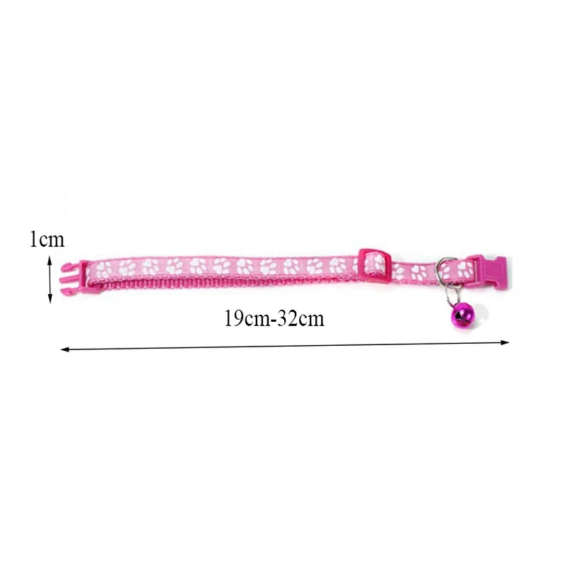 Cat Collar With Bell – Adjustable Colorful Collar for Kittens