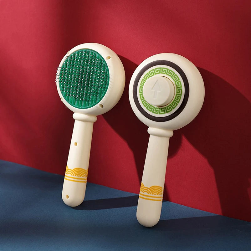 Cat Hair Removal Brush – Anti-Static Pet Grooming Comb
