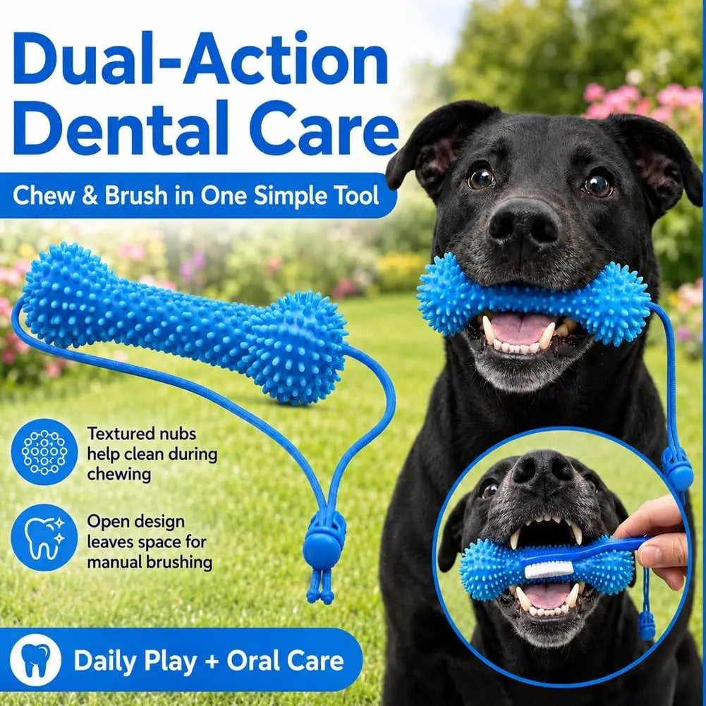 Dog Dental Chew Toy for Teeth Cleaning and Daily Chewing