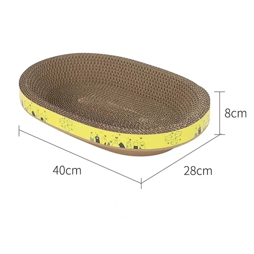 Cardboard Cat Scratcher – Corrugated Scratching Board & Lounger