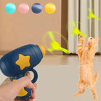 Interactive Cat Toy Mini Flying Disc for Training & Chasing Fun