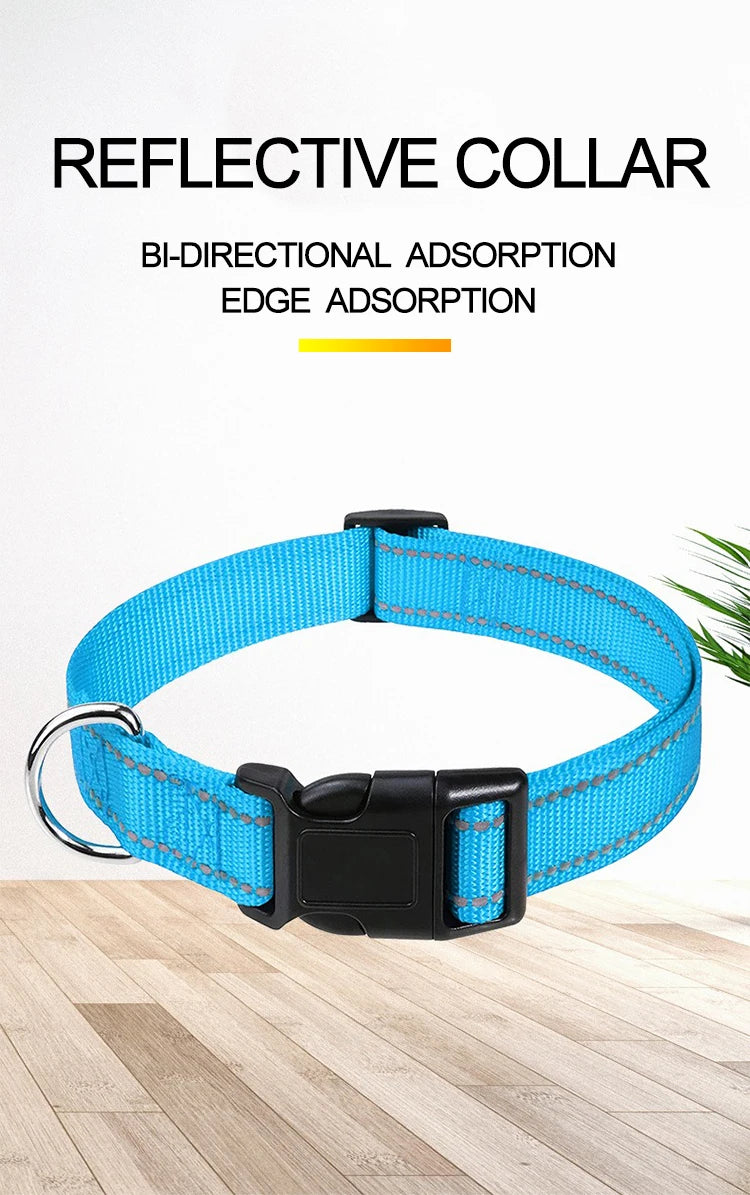 Small Dog Collar Nylon Puppy Collar with Buckle Closure