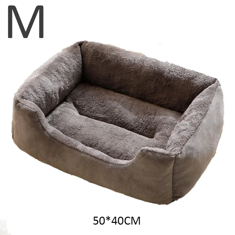Plush Cat Bed Soft Cushion Pet Bed for Cats & Small Dogs