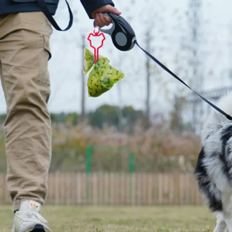Dog Poop Bag Holder, Leash Clip Waste Bag Dispenser for Walking