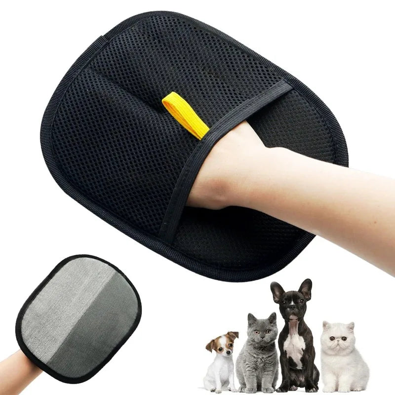Pet Grooming Gloves, Dog & Cat Hair Remover Brush