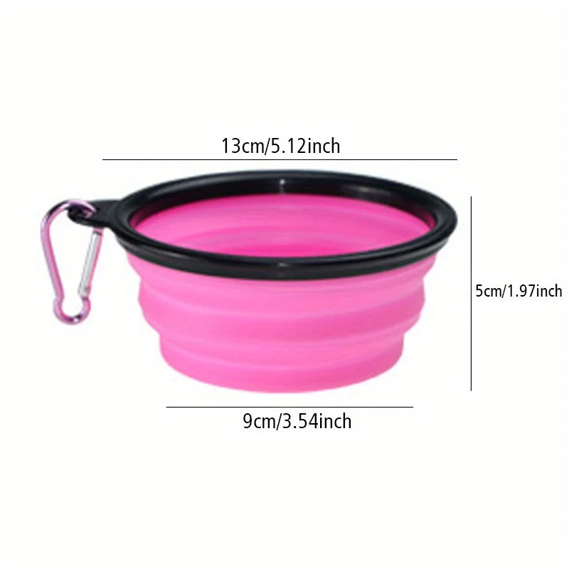 Portable Dog Travel Bowl Folding Food & Water Bowl