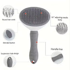 Dog Grooming Brush Self Cleaning Pet Hair Removal Comb